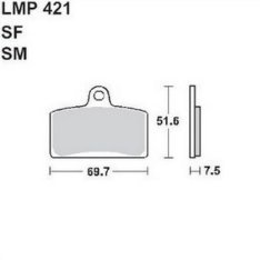 AP Racing LMP421 SM fékbetét