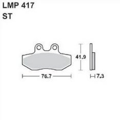 AP Racing LMP417 ST fékbetét