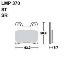 AP Racing LMP370 ST fékbetét