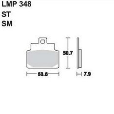 AP Racing LMP348 SM fékbetét