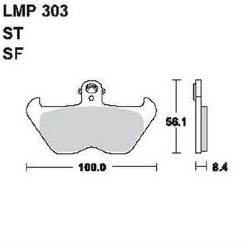 AP Racing LMP303 ST fékbetét