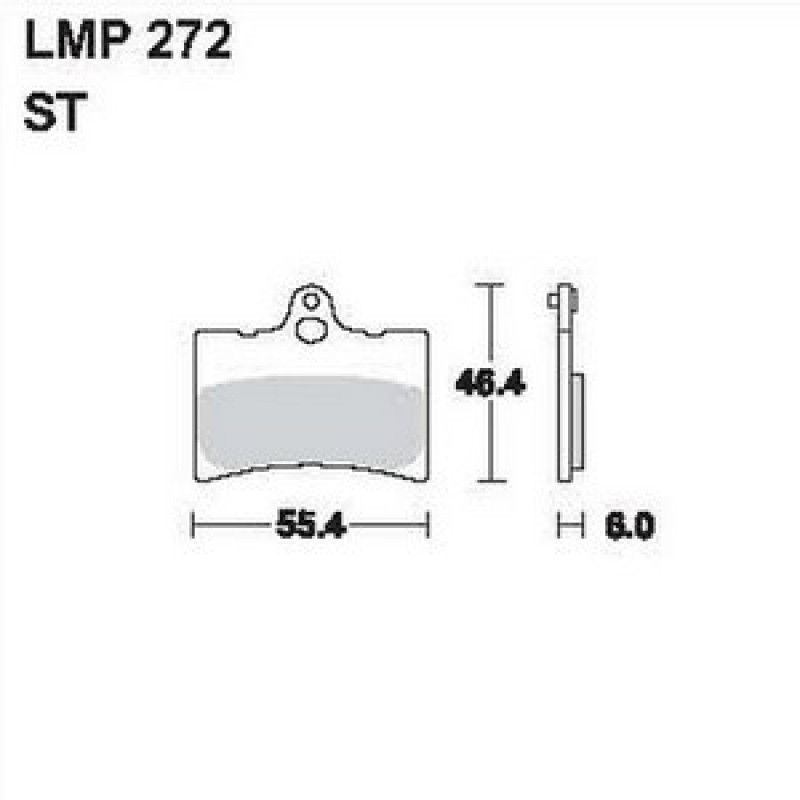 AP Racing LMP272 ST fékbetét