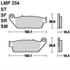 AP Racing LMP254 SR fékbetét