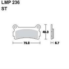 AP Racing LMP236 ST fékbetét