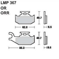 AP Racing LMP367 ORR fékbetét