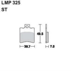 AP Racing LMP325 ST fékbetét