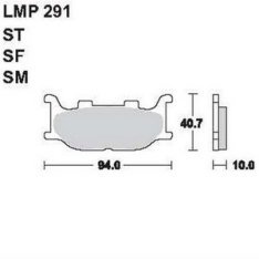 AP Racing LMP291 SM fékbetét