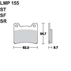 AP Racing LMP155 ST fékbetét