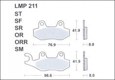 AP Racing LMP211 SR fékbetét