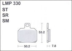 AP Racing LMP330 ST fékbetét
