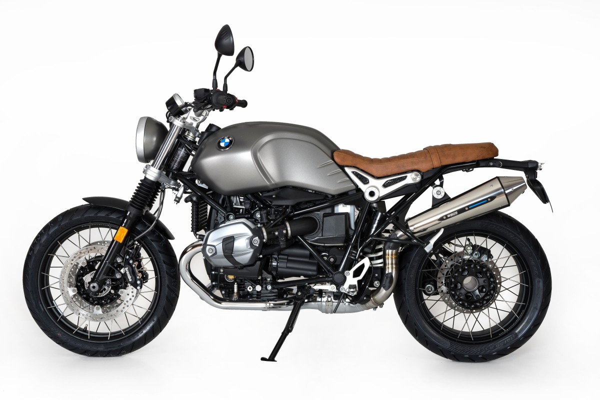 BMW R nine T- BOS kipufogó - Inox polished