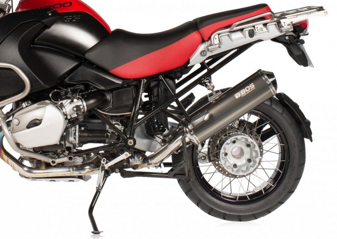 BMW R 1200 GS Adventure - BOS kipufogó - Carbon