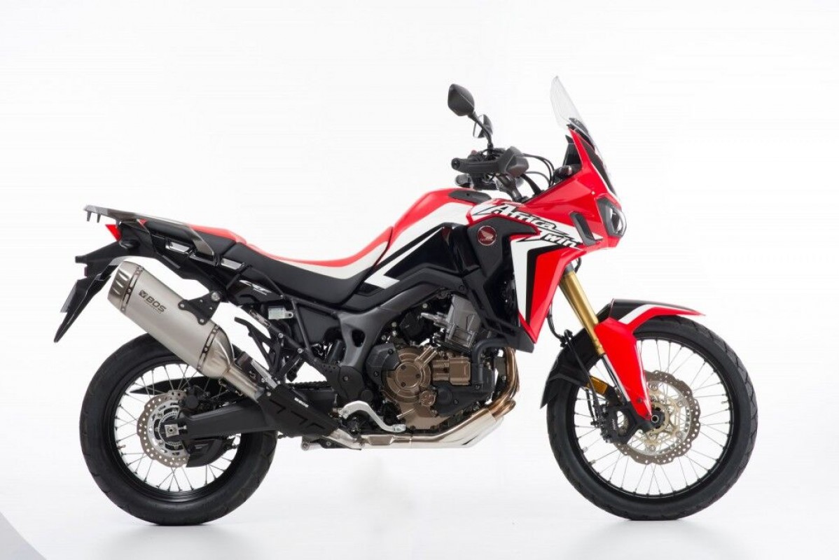 Honda CRF 1000 Africa Twin- BOS kipufogó - Inox matt