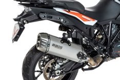 KTM 1090 Adventure R- BOS kipufogó - Inox matt