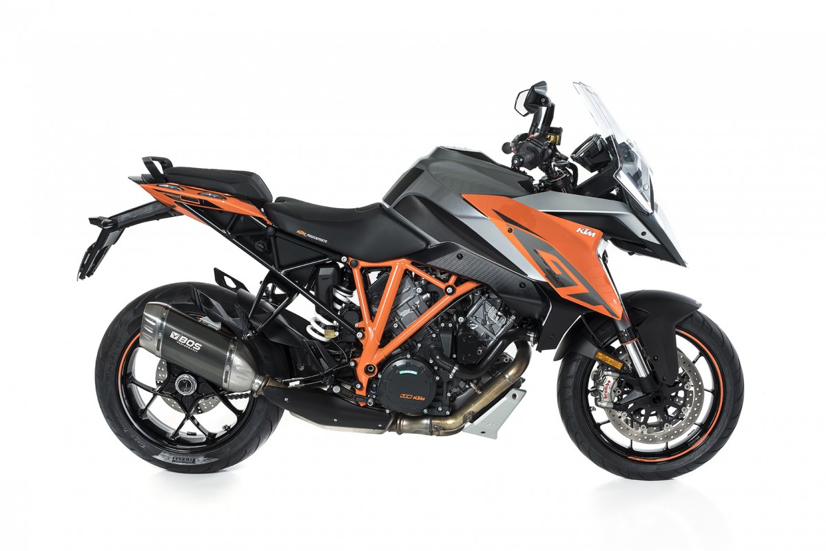 KTM 1290 Super Duke R- BOS kipufogó - Carbon Steel