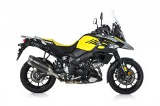 Suzuki DL 1000 V-Strom - BOS kipufogó - Carbon Steel