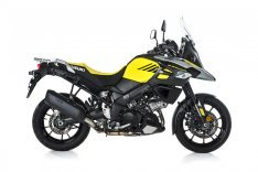 Suzuki DL 1000 V-Strom - BOS kipufogó - Fekete