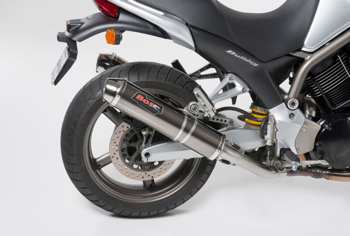 Yamaha BT 1100 Bulldog- BOS kipufogó - Carbon Steel