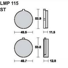 AP Racing LMP115 ST fékbetét