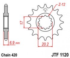 JT lánckerék JTF1120.10