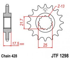 JT lánckerék JTF1298.17