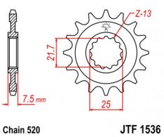 JT lánckerék JTF1536.15