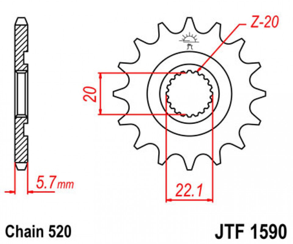 Első lánckerék a JT-től