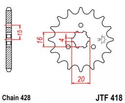 Első lánckerék a JT-től