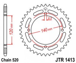 Hátsó lánckerék a JT-től