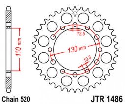 Hátsó lánckerék a JT-től