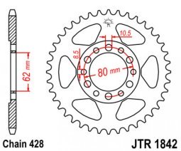 Hátsó lánckerék a JT-től