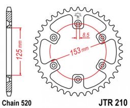 Hátsó lánckerék a JT-től