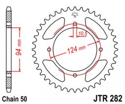 Hátsó lánckerék a JT-től