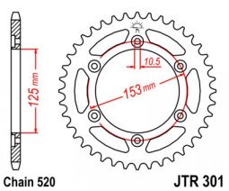 Hátsó lánckerék a JT-től