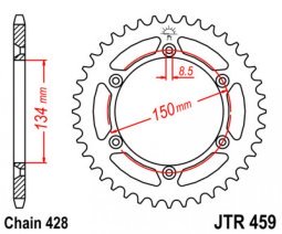 Hátsó lánckerék a JT-től