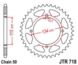 Hátsó lánckerék a JT-től