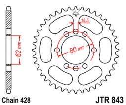 Hátsó lánckerék a JT-től