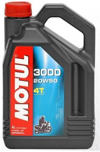 Motul 3000 20W50 motorolaj 4 literes kiszerelésben