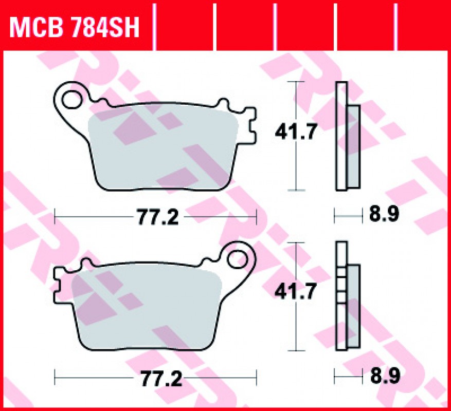 TRW MCB784 SH fékbetét