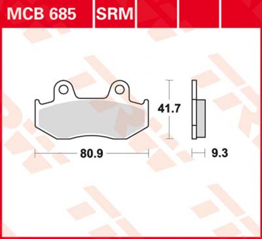 TRW MCB685 SRM fékbetét