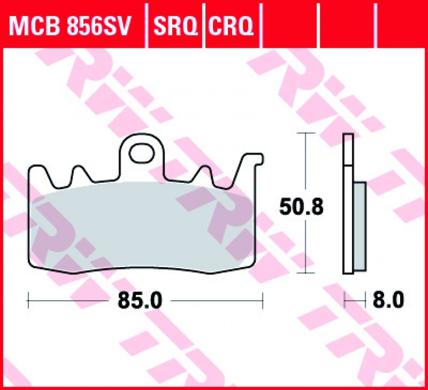 TRW MCB856 SV fékbetét