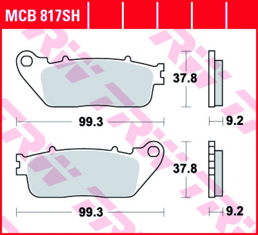 TRW MCB817 SH fékbetét