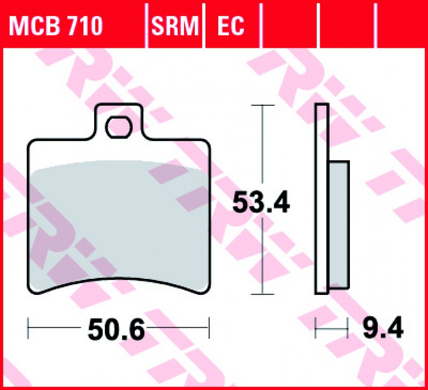 TRW MCB710 EC fékbetét