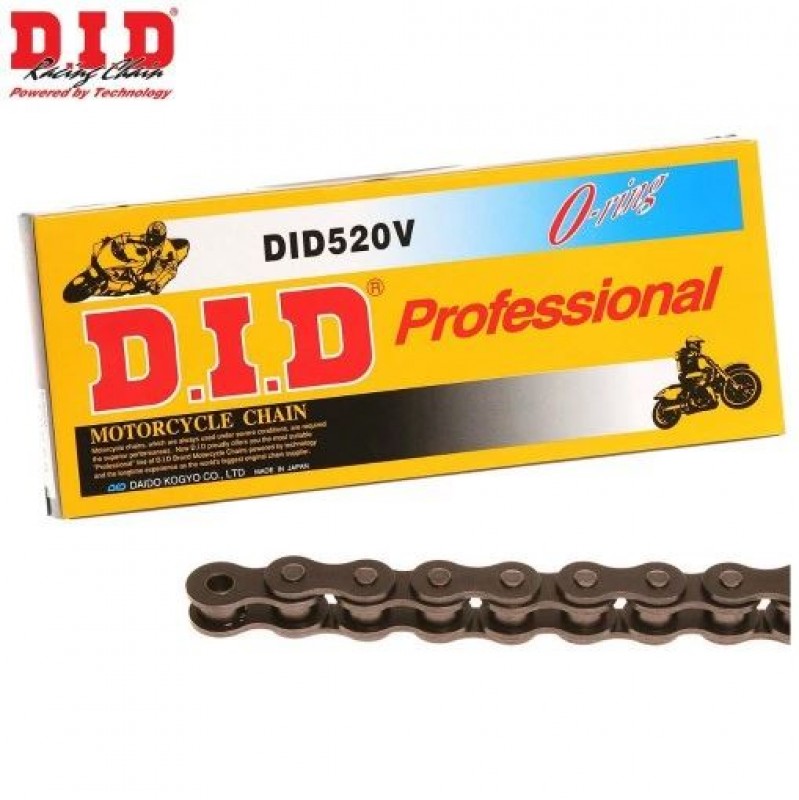 D.I.D. 520V, O gyűrűs, 114 szemes