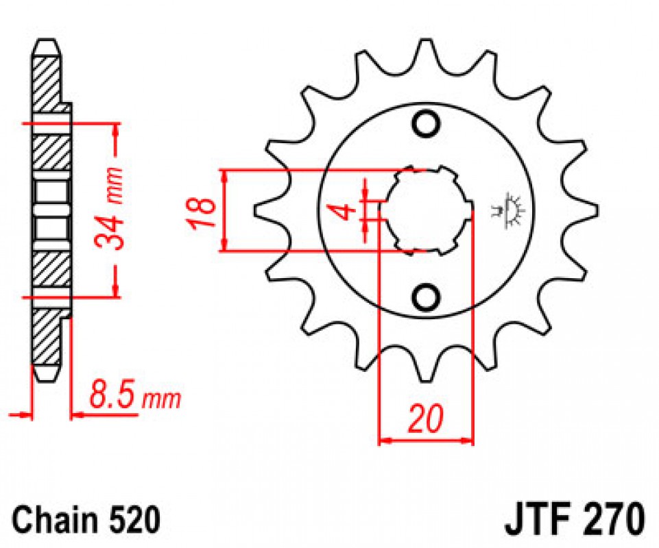 Első lánckerék a JT-től