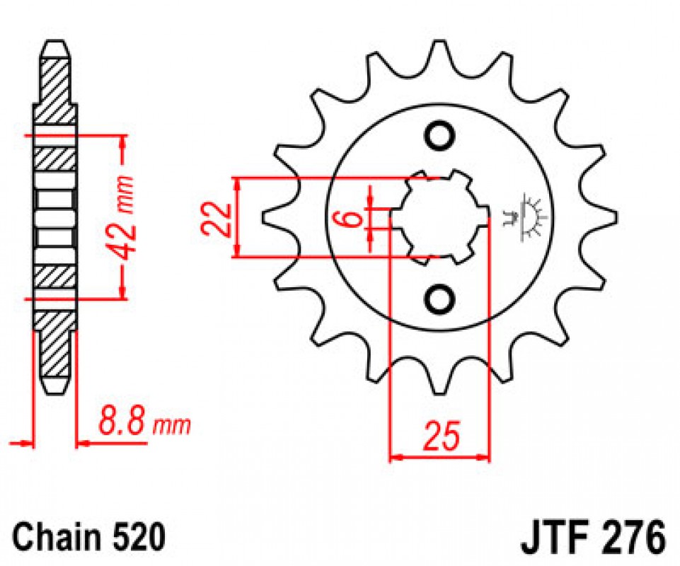 Első lánckerék a JT-től