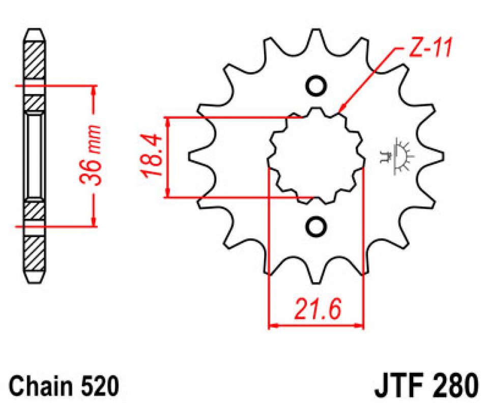 Első lánckerék a JT-től