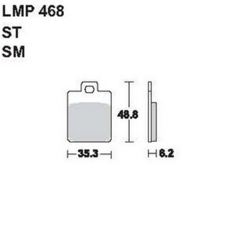 AP Racing LMP468 ST fékbetét