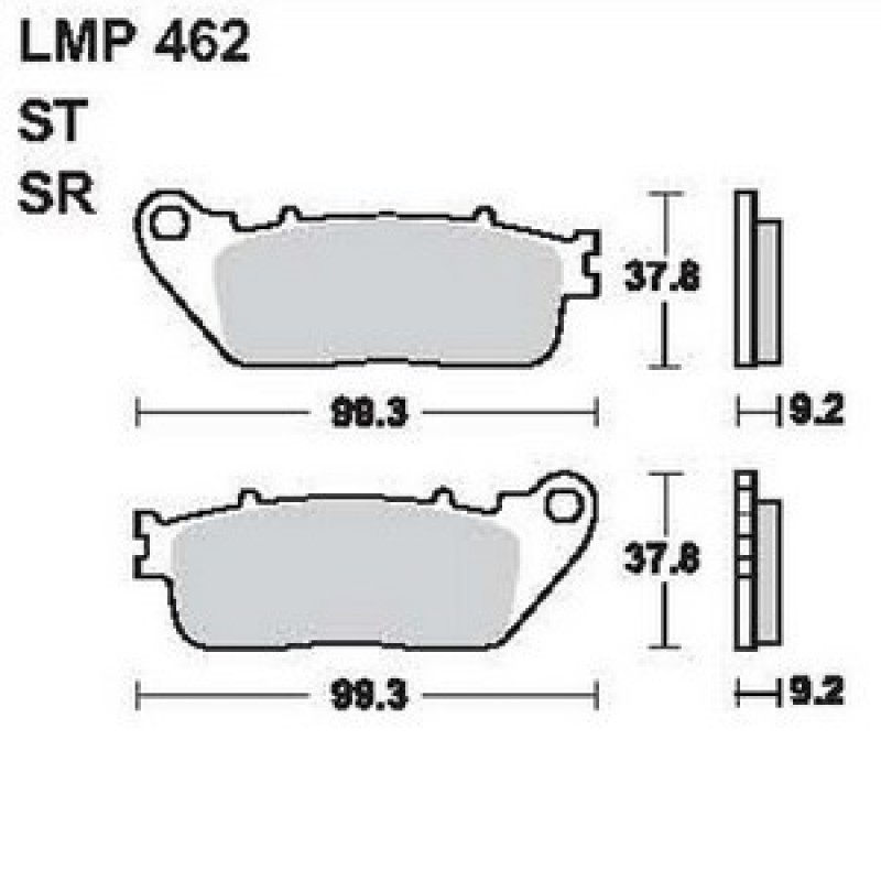 AP Racing LMP462 SR fékbetét
