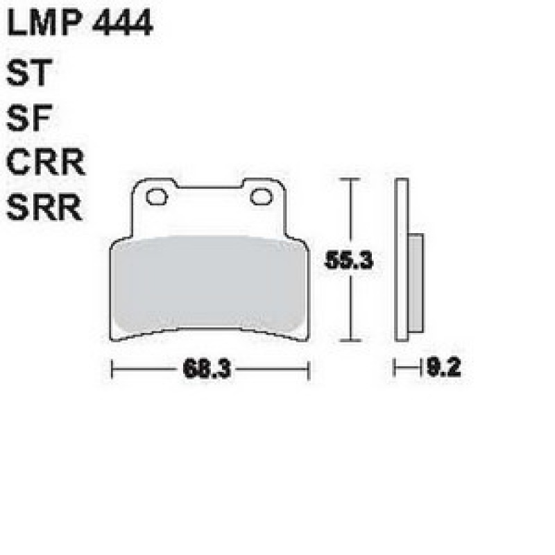 AP Racing LMP444 ST fékbetét